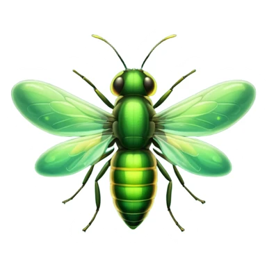 une luciole bien shinny  sticker