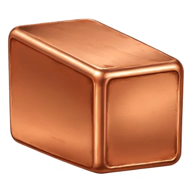 A copper ingot sticker