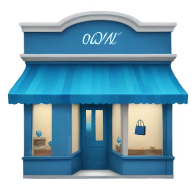 Blue boutique  sticker