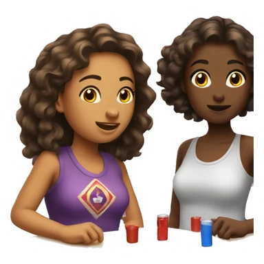 Girls game night  sticker