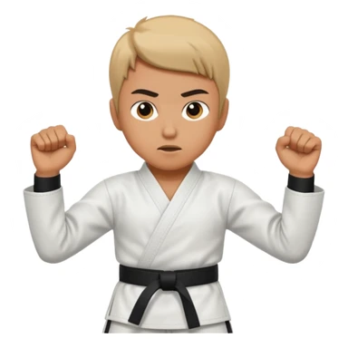 Karate sticker