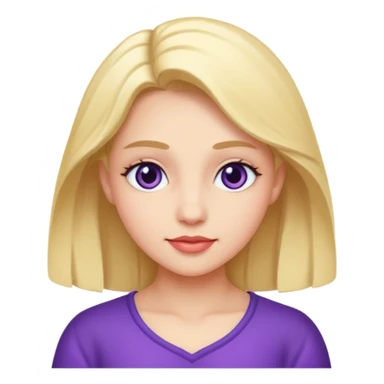 Just violette sticker