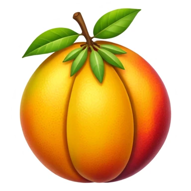 Create an exotic fruit  sticker