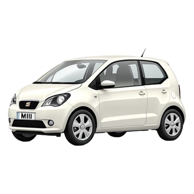 seat mii 2012 white with led lights sticker