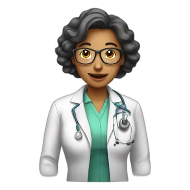 Scientist woman very funny sticker