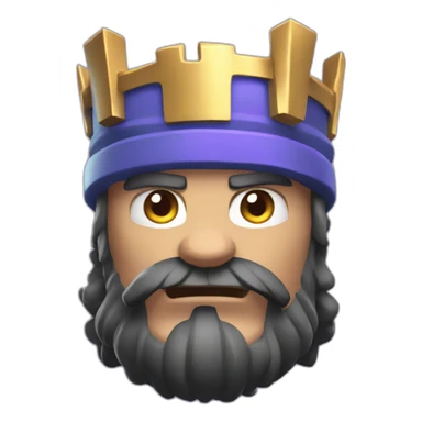 clash royale king sticker