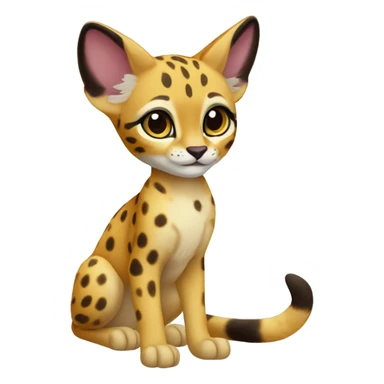 Littlest pet shop serval sticker