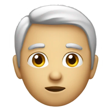 person thinking sticker