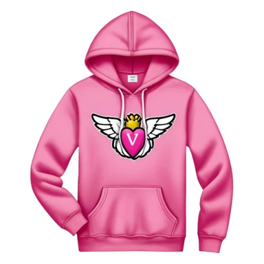 Victoria's Secret PINK hoodie with logo on the front sticker