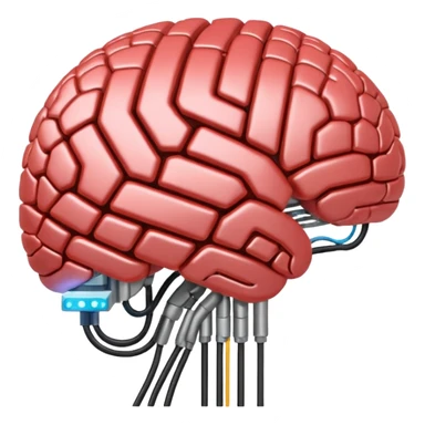 a second brain connected to a database sticker