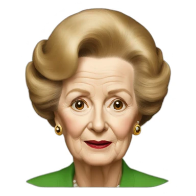 Margaret Thatcher sticker