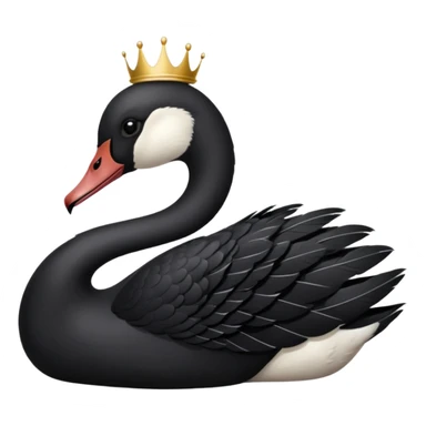black swan coroa sticker