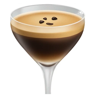 luxury espresso martini cocktail sticker