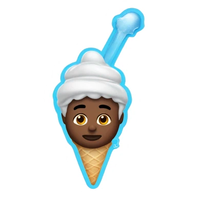 Jordan bardela avec une glace  sticker