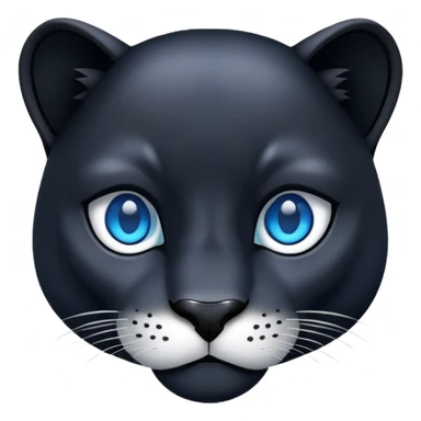 Panter eyes blue sticker