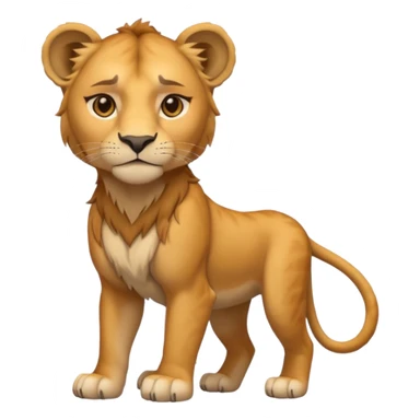 in lion family, only mother., full body sticker