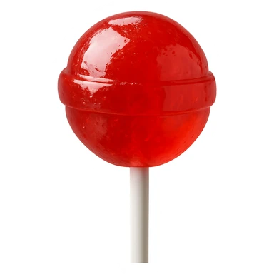 realistic lollipop, high detail, glossy, realistic lighting sticker
