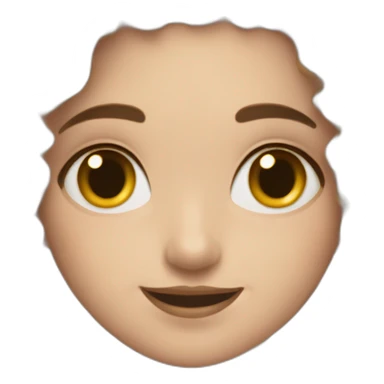 día de los muertos happy girl with pixie Brown hair sticker