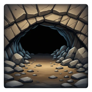 bottom of a cave sticker