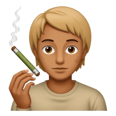 rolling a blunt sticker