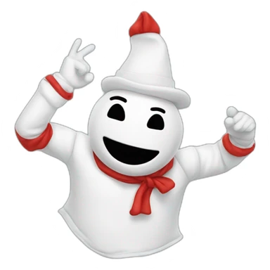 bonhomme qui dab sticker
