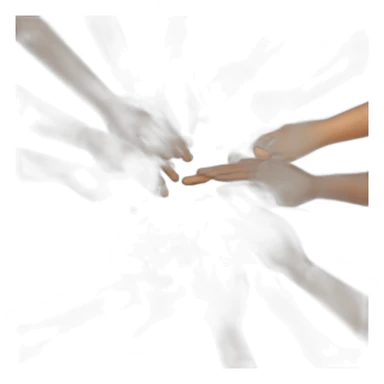 people putting hands together sticker