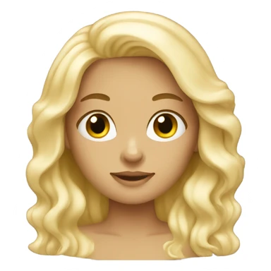 blonde mermaid sticker