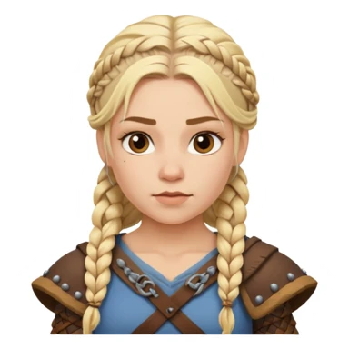 female viking sticker