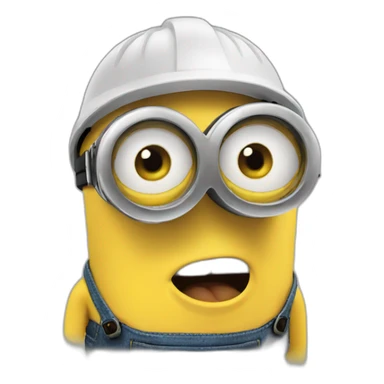 minion swearing allegiance to sticker