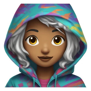 Anime hoodie  sticker