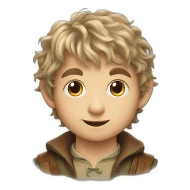 young hobbit sticker