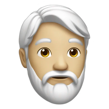 Magicien White sticker