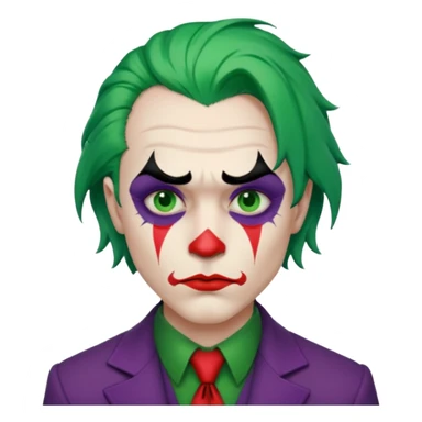 Sad JOker sticker