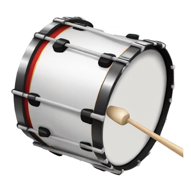 Marching Bass drum sticker