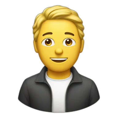 Personne qui écoute de la musique sticker