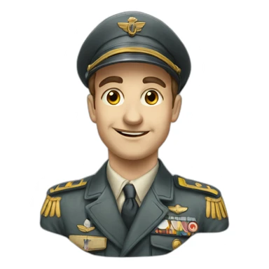 Pilote avion 1940 sticker