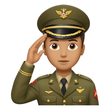 military salute sticker