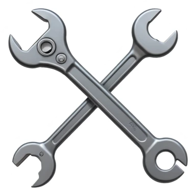 wrench black sticker