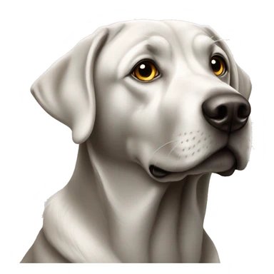 Silver Labrador  sticker
