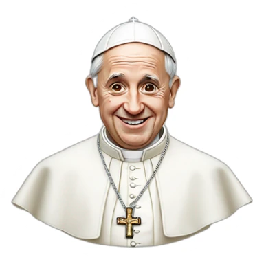 Pope francis sticker