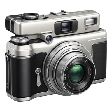 Olympus Superzoom 70G camera, vintage compact point and shoot camera with extendable lens, rectangular body, viewfinder, and flash sticker