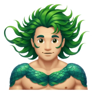 Merman sticker