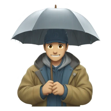 ghibli studio rain sticker