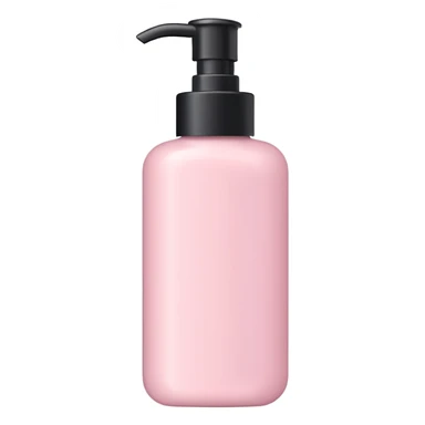 Light pink lotion bottle sticker