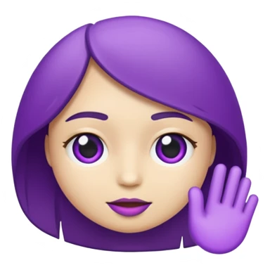 news white and purple sticker