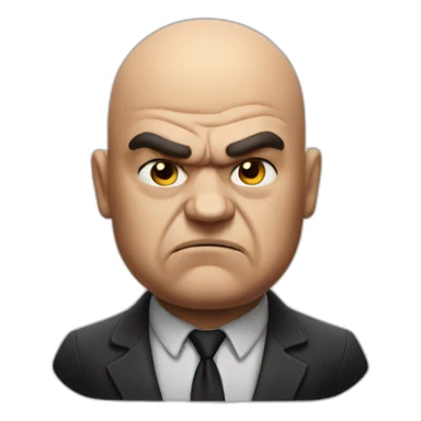 kingpin angry sticker