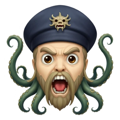 davy jones screaming sticker