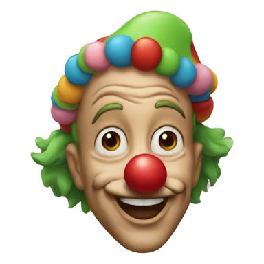 clown drole sticker