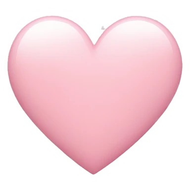 Light Pink heart  sticker