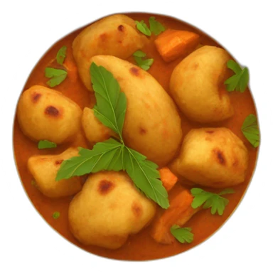 North indian food sticker